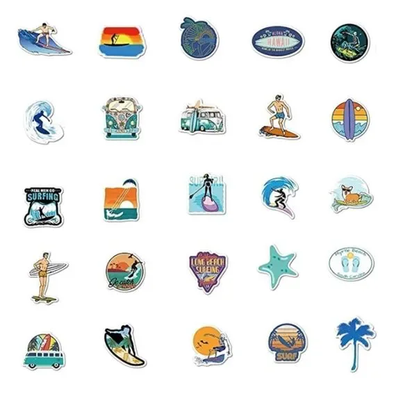 Assorted Surfing Stickers - Picture 5 of 5